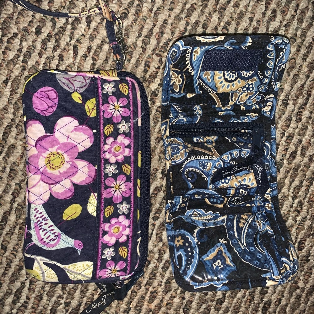 Vera Bradley Set of 2 Wristlet & Small Wallet
